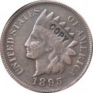 1 Pcs 1895 Indian head one cents copy coin for collection