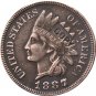 1 Pcs 1888/7 Indian head one cents copy coin for collection