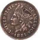 1 Pcs 1885 Indian head one cents copy coin for collection