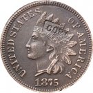 1 Pcs 1875 Indian head one cents copy coin for collection 1 Pcs 1875 Indian head one cents copy coin for collection