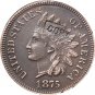 1 Pcs 1875 Indian head one cents copy coin for collection