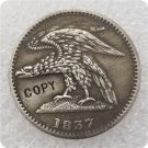 1837 United States 3 Cents - Hard Times Token - Feuchtwanger Copy Coin 1837 United States 3 Cents - Hard Times Token - Feuchtwanger Copy Coin