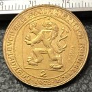 1978 Exonumia - Bullion - Czechoslovakia 2 Dukaty Charles IV Gold Token Copy Coins