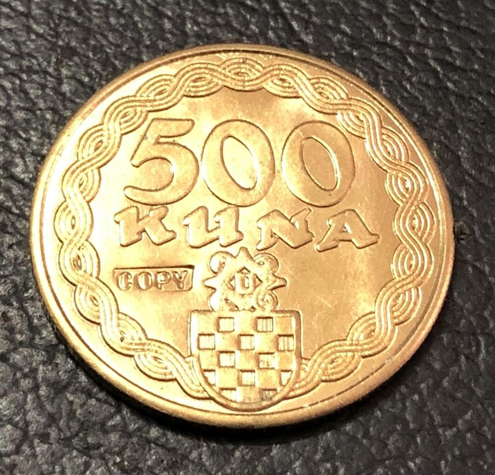 1941 Croatia 500 Kuna Reaper Woman