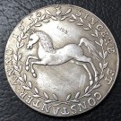 1650 Brunswick-Luneburg-Celle 1 Thaler-Christian Ludwig German Silver Plated Copy Coin