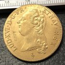 1786 France 1 Louis d'Or Copy Gold Coin