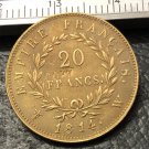 1814 France 20 Francs Copy Gold Coin