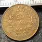 1814 France 20 Francs Copy Gold Coin