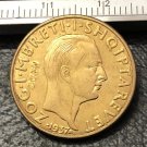 1937 Albania 20 Franga Ari-Zog I 25th Anniversary of Independence Gold Copy Coin 1937 Albania 20 Franga Ari-Zog I 25th Anniversary of Independence Gold Copy Coin