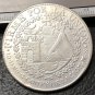 1838 Peru 8 Reales South Peru silver plated COPY coin