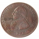 1792 Washington Grate One Penny Copper Copy Coin No Stamp 1792 Washington Grate One Penny Copper Copy Coin No Stamp