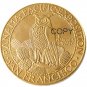 US Fifty Dollars Gold Plated Copy Coin No Stamp