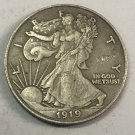 1919 United States ½ Dollar "Walking Liberty Half Dollar" Copy Coin No Stamp 1919 United States ½ Dollar "Walking Liberty Half Dollar" Copy Coin No Stamp