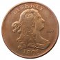 US 1808 CWC Draped Bust Half Cent Copper Copy Decorate Coin No Stamp