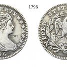 USA 1796 Draped Bust 5C Copy Coins