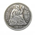 USA 1872 Liberty Seated Half Dime Legend Obverse Copy Coins USA 1872 Liberty Seated Half Dime Legend Obverse Copy Coins
