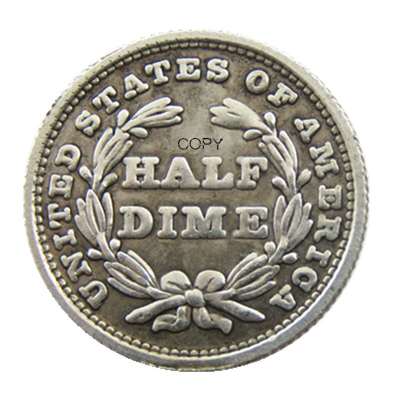 USA 1854 Liberty Seated Half Dime Copy Coins