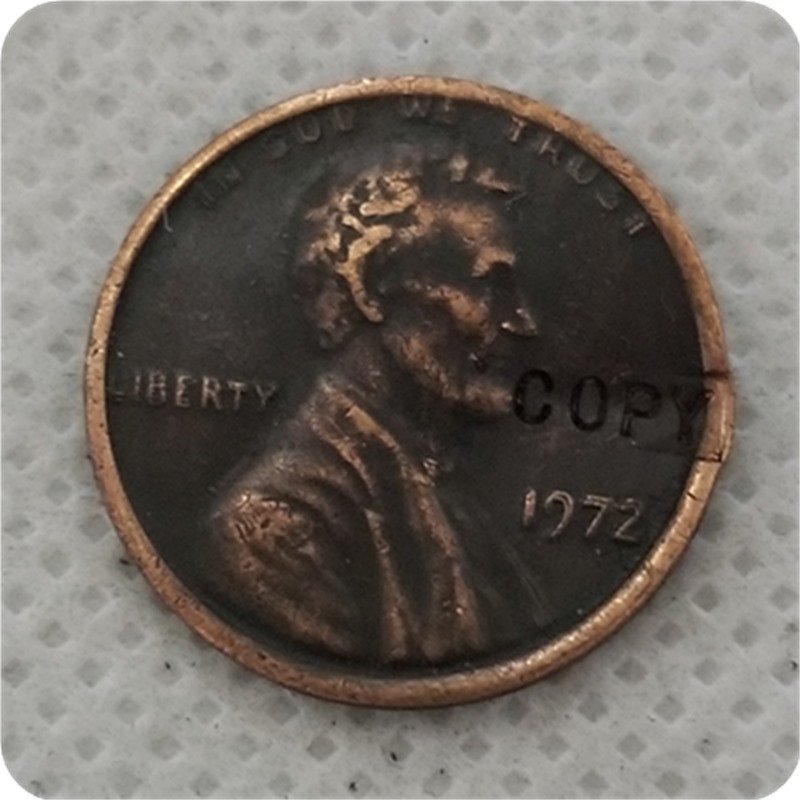 1972 Lincoln Wheat Cent Penny Copy Coins