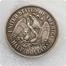 US 1859 Paquet Seated Half Dollar Copy Coins