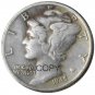 US 1945 Mercury Head Ten Cent Dime Silver Plated Copy Coins
