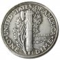 US 1943 Mercury Head Ten Cent Dime Silver Plated Copy Coins
