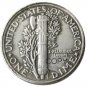 US 1942 Mercury Head Ten Cent Dime Silver Plated Copy Coins