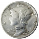 US 1924 Mercury Head Ten Cent Dime Silver Plated Copy Coins US 1924 Mercury Head Ten Cent Dime Silver Plated Copy Coins