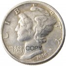 US 1920 Mercury Head Ten Cent Dime Silver Plated Copy Coins US 1920 Mercury Head Ten Cent Dime Silver Plated Copy Coins
