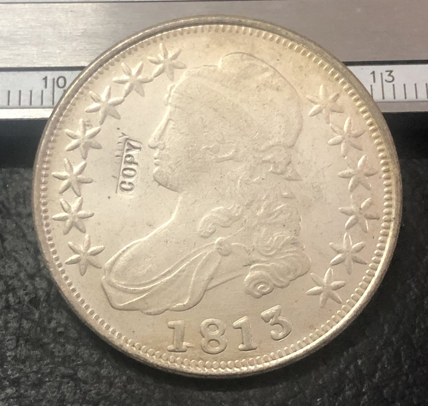 1813 United States 50 Cents / ½ Dollar "Capped Bust Half Dollar" Copy Coin