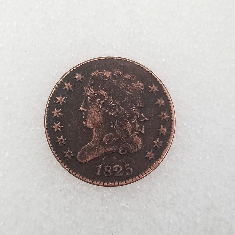 USA 1825 Classic Head Half Cent Copy Coin
