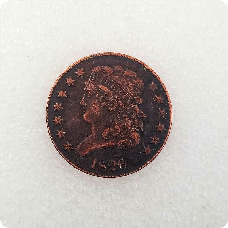 USA 1826 Classic Head Half Cent Copy Coin