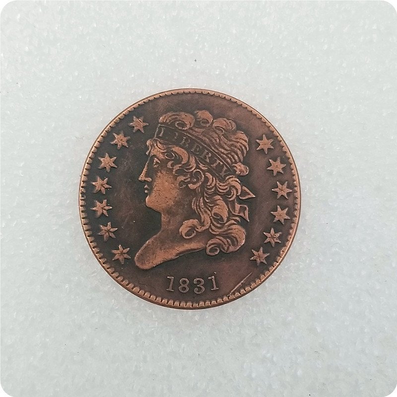 USA 1831 Classic Head Half Cent Copy Coin