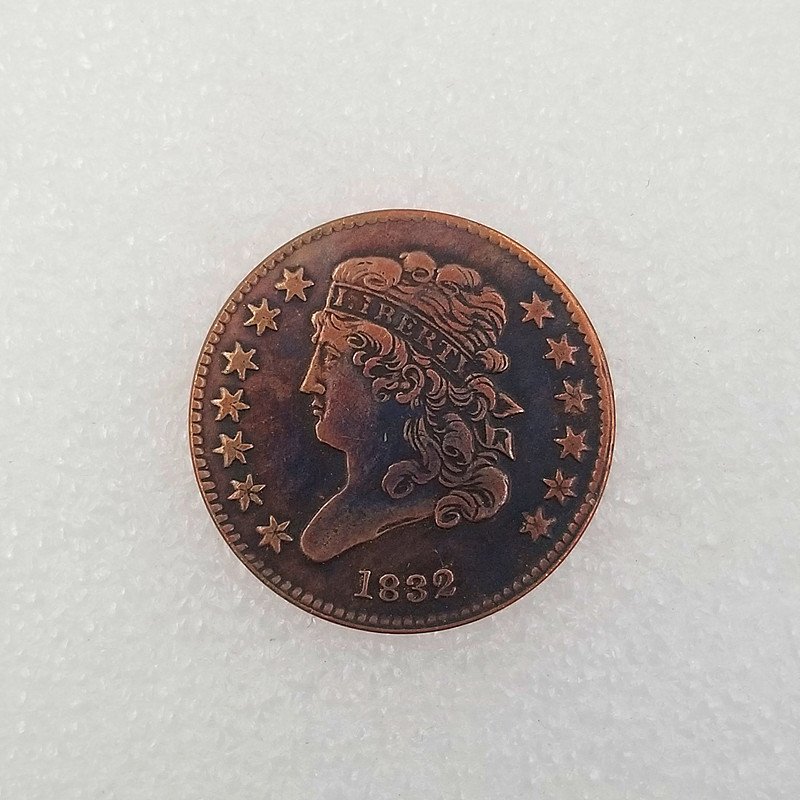 USA 1832 Classic Head Half Cent Copy Coin