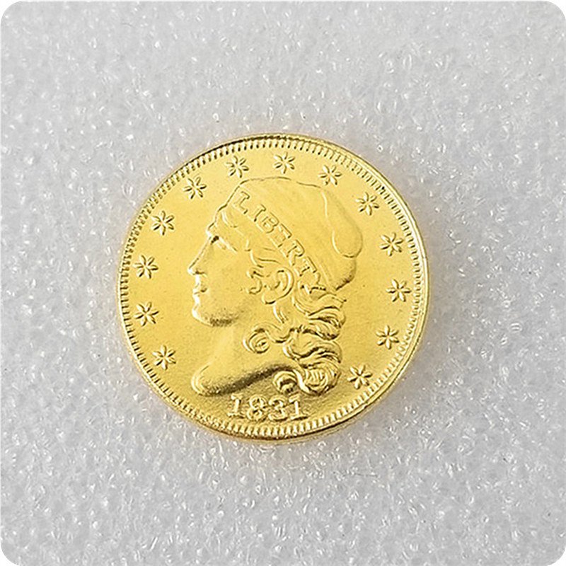 USA 1831 Liberty Head 2.5$ Dollar Copy Coin