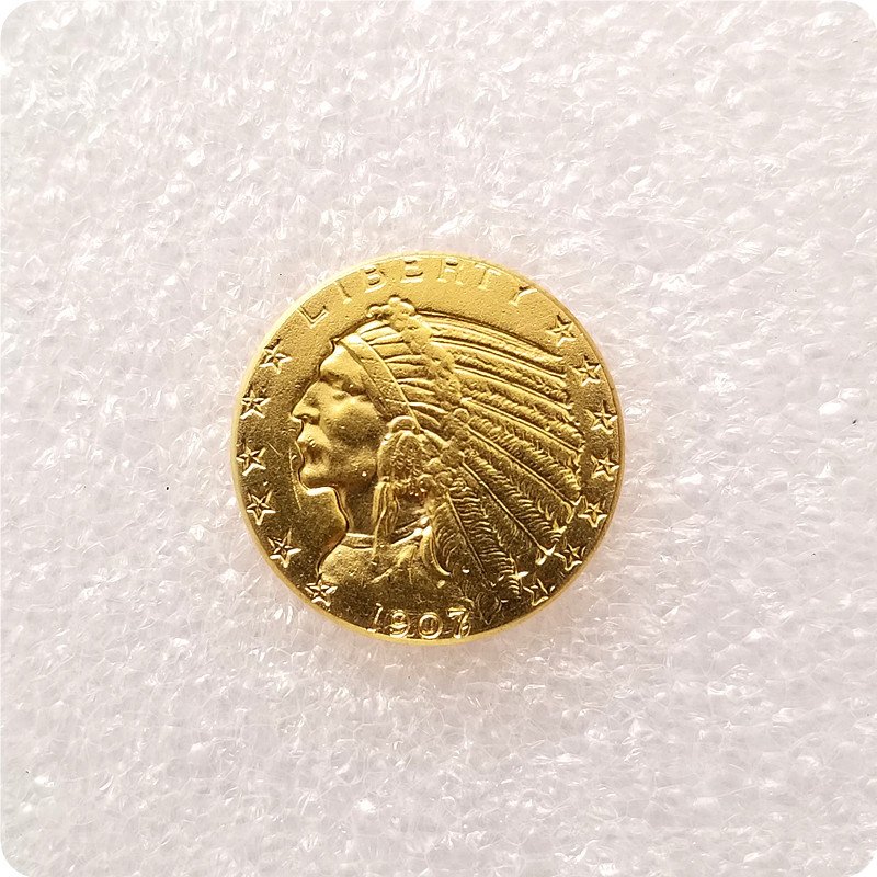 USA 1907 Indian Head Five Dollars Copy Coin