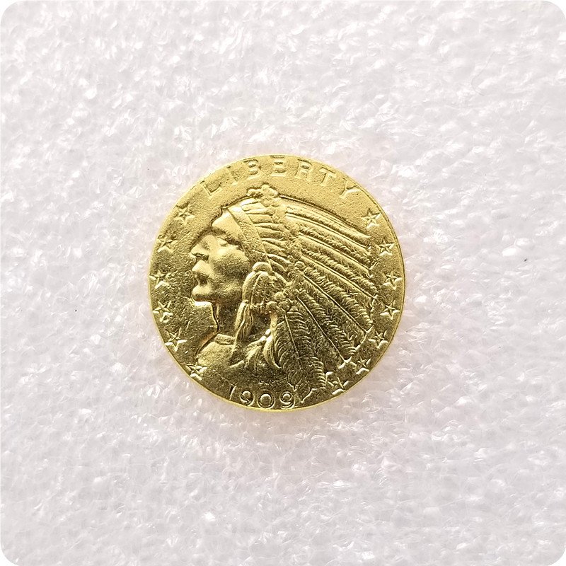 USA 1909 Indian Head Five Dollars Copy Coin