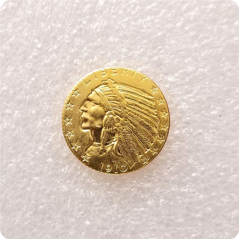USA 1910 Indian Head Five Dollars Copy Coin