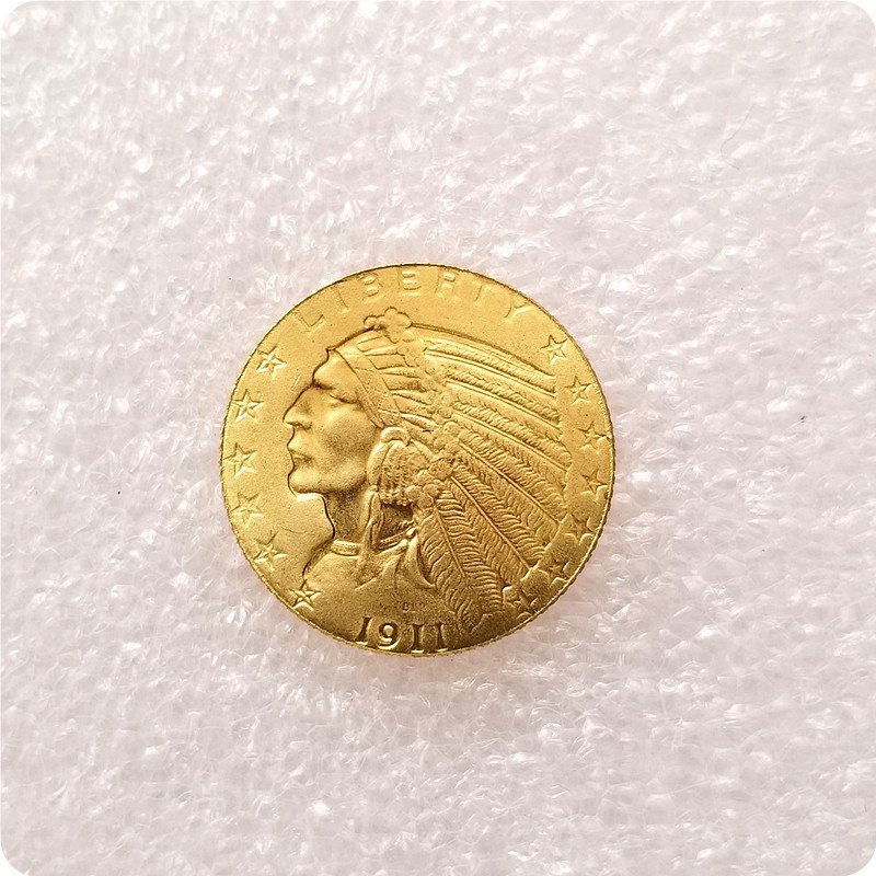 USA 1911 Indian Head Five Dollars Copy Coin