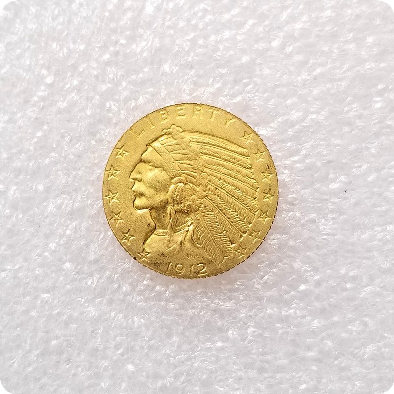 USA 1912 Indian Head Five Dollars Copy Coin