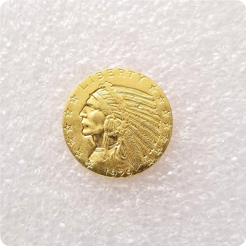 USA 1929 Indian Head Five Dollars Copy Coin
