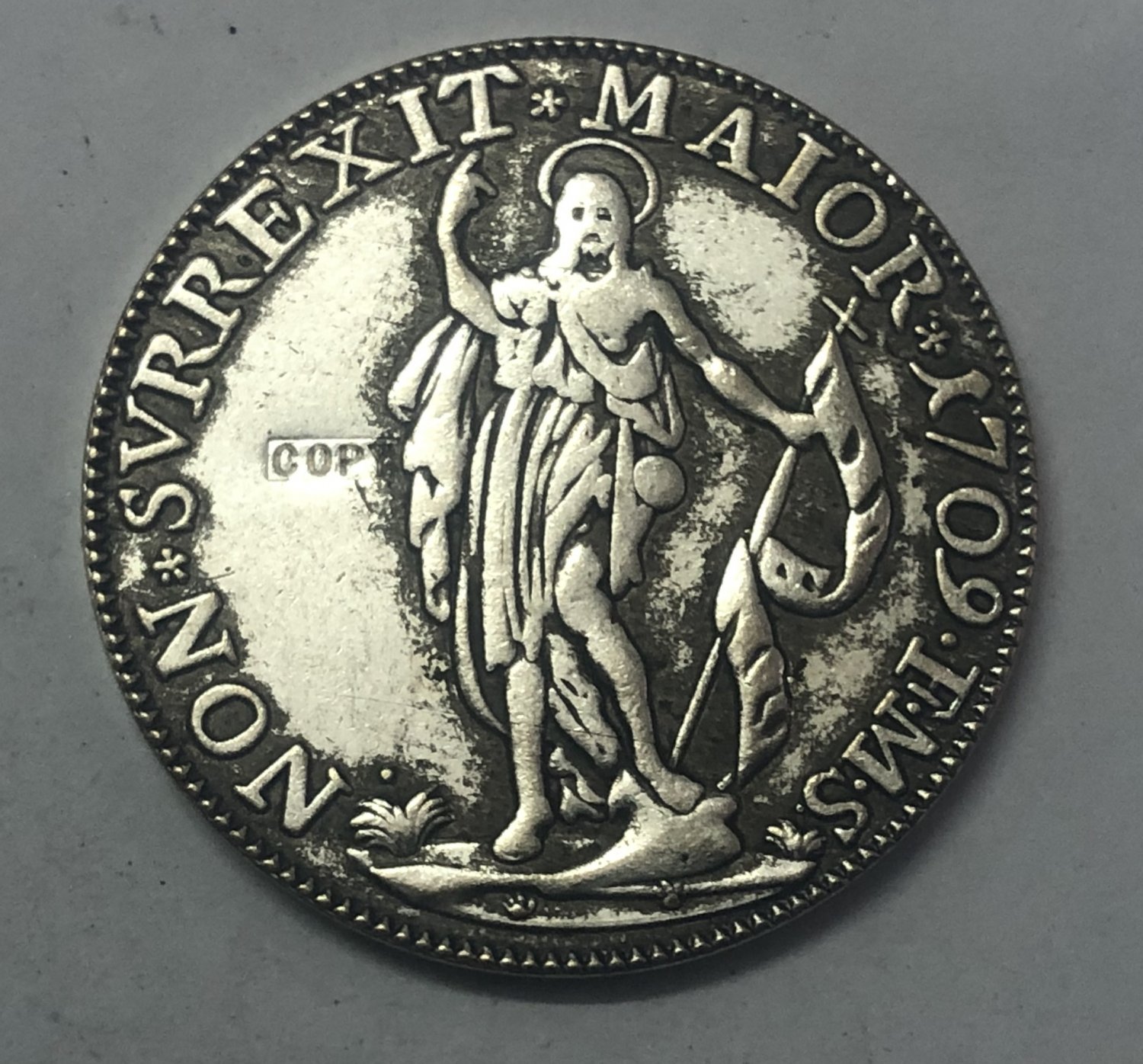 1709 Republic of Genoa (Italian states) 4 Lire Copy Coin