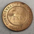 1917 Australia 1 Penny - George V Copy Coin