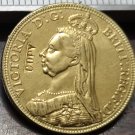 1892 United Kingdom 1 Sovereign - Victoria Copy Coin