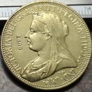 1893 United Kingdom 1 Sovereign - Victoria Copy Coin