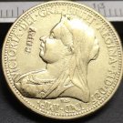 1893 United Kingdom 2 Pounds - Victoria Copy Coin