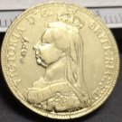1889 United Kingdom 1 Sovereign - Victoria Copy Coin
