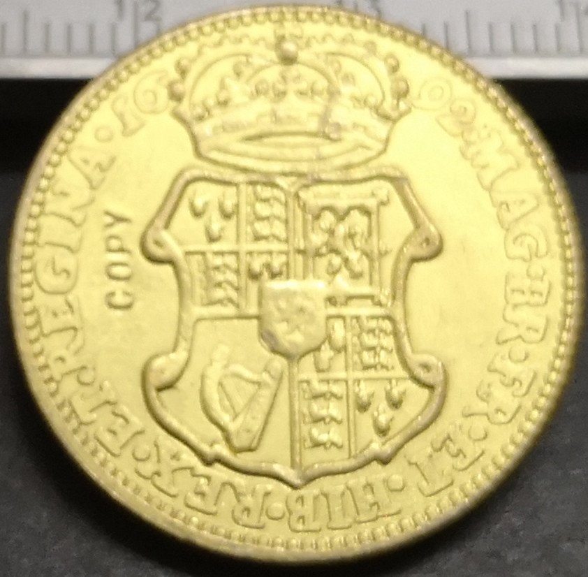 1692 England 1 Guinea Copy Coin
