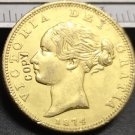 1874 United Kingdom 1 Sovereign - Victoria Copy Coin