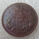 US 1873 Two Cents 2C Copy Coin