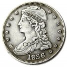 US 1836 Capped Bust Half Dollar Copy Coin